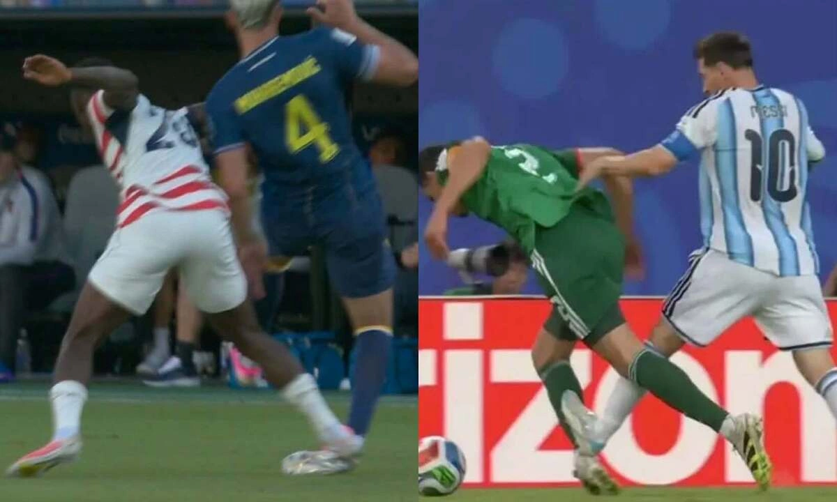Messi bị réo tên khi tiền đạo Mỹ nhận thẻ đỏ ở World Cup - hình ảnh - f168winn.com